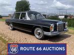 Mercedes-Benz 300 SEL | 1970 | Route 66 Auctions, Auto's, Zwart, Mercedes-Benz, Bedrijf, Handgeschakeld