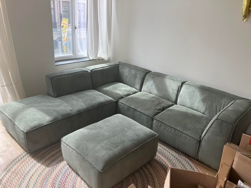 Hoekbank te koop, Huis en Inrichting, Zetels | Complete zithoeken, Zo goed als nieuw, Ophalen