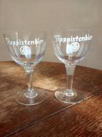 2 verres Trappistenbier, Collections, Enlèvement, Utilisé, Verre à bière