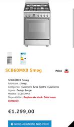 Gaziniere smeg bonbonne ou gaz de ville, Electroménager, Cuisinières, Enlèvement, Gaz