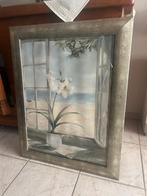 Schilderij met bloem, Ophalen