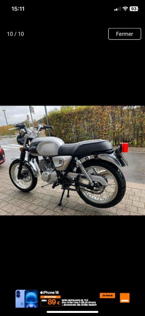 Moto Orcal Astor 125 [Euro 4] 7666 KM, Motos, Motos | Oldtimers & Ancêtres, Autre, jusqu'à 11 kW, 1 cylindre, Permis Moto A1 minimum