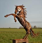 Paarden beeld 151 cm hoog, Enlèvement, Neuf, Métal, Animal