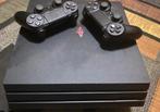 Playstation 4 Pro (2 controllers)., Games en Spelcomputers, Spelcomputers | Sony PlayStation 4, Ophalen, Gebruikt, Met 2 controllers