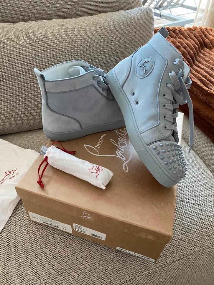 Lichtblauwe Louboutin limited editie  met aankoopbewijs, Kleding | Heren, Schoenen, Nieuw, Overige typen, Blauw, Ophalen of Verzenden