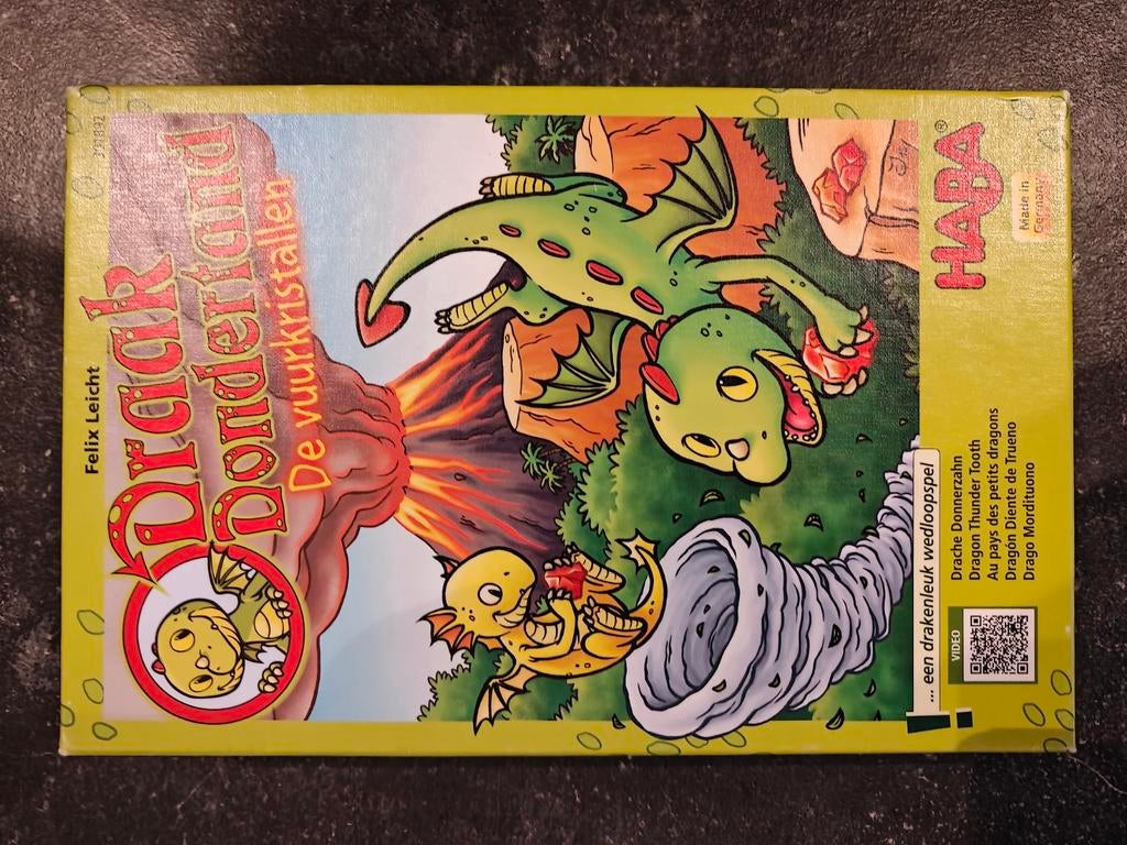 Draak dondertand de vuurkristallen HABA, Ophalen