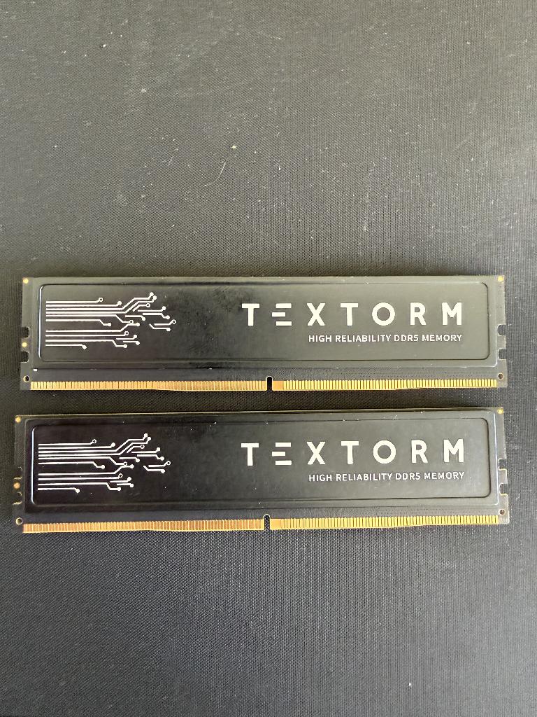 Textorm 16 GB (2x 8 GB) DDR5 5600 MHz CL46, Computers en Software, RAM geheugen, Ophalen of Verzenden, Zo goed als nieuw, Desktop