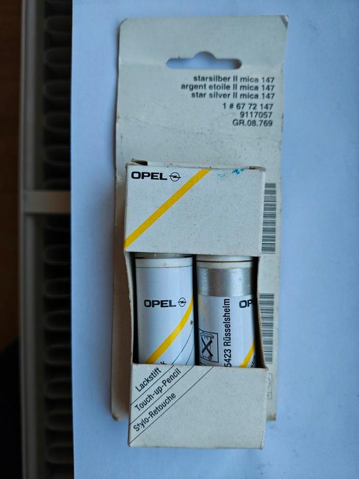 Originele Opel Starsilber II reparatie-/retoucheerset, Auto-onderdelen, Overige Auto-onderdelen, Opel, Nieuw, Ophalen of Verzenden