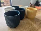 Bloempotjes Elho Vibe 9cm, Tuin en Terras, Ophalen, Kunststof, Rond, Binnen