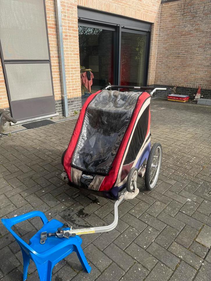 Thule Chariot Captain XL fietskar, Vélos & Vélomoteurs, Accessoires vélo | Remorques, Utilisé, Remorque pour enfant, Suspension