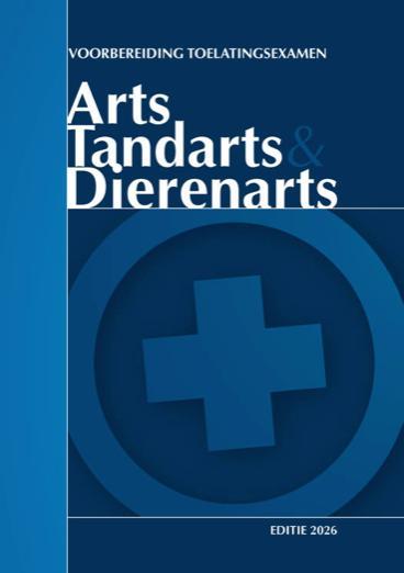 Voorbereiding toelatingsexamen arts, tandarts - Editie 2026, Boeken, Studieboeken en Cursussen, Nieuw, Hoger Onderwijs, Ophalen of Verzenden