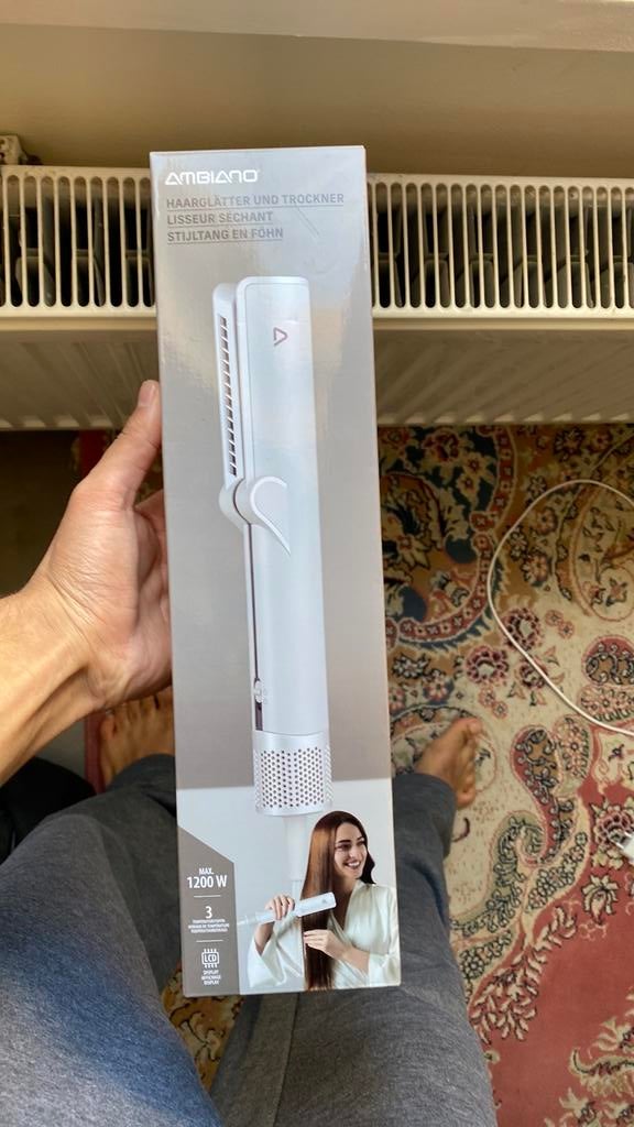NIEUW: Ambiano 2-in-1 Hairstyler -  NIEUW & ONGEOPEND, Ophalen of Verzenden, Nieuw
