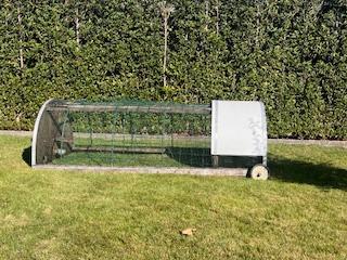 Konijnenhok, Dieren en Toebehoren, Knaagdieren en Konijnen | Hokken en Kooien, Gebruikt, Hok, 60 tot 90 cm, 110 cm of meer, Konijn