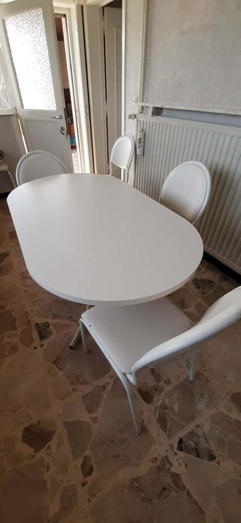 Keukentafel, Ophalen, Zo goed als nieuw, Wit