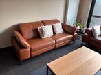 Lederen Salon DAVIS – Montana Cognac – 3-zit (elekt) + 2-zit, Ophalen, Gebruikt, Overige maten, Rechte bank