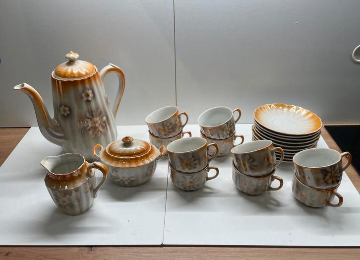 Service à Café Vintage Art Déco  – Lustre Irisé, Antiquités & Art, Antiquités | Services (vaisselle) complet, Enlèvement