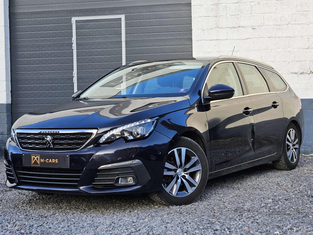 Peugeot 308 LED * PANO * AUTO * EXPORT * (bj 2019), Auto's, Automaat, Gebruikt, 4 cilinders, Blauw