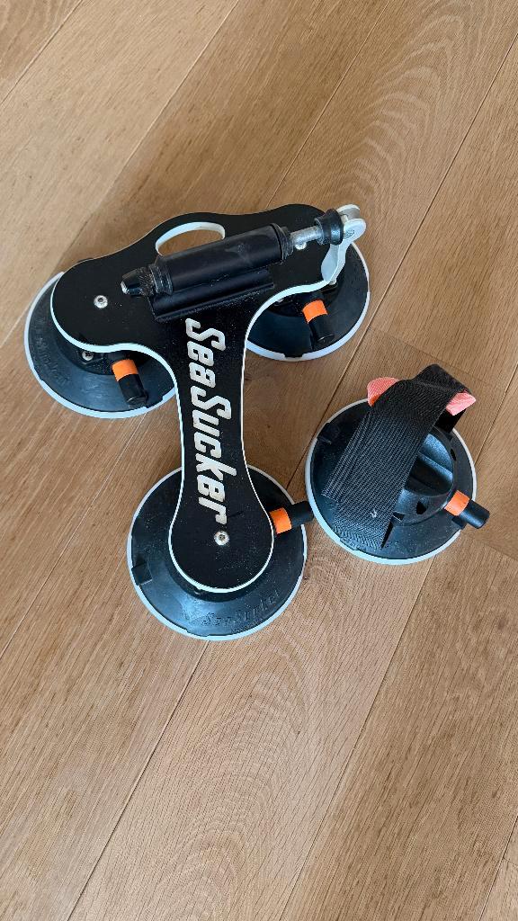 Seasucker Talon - 2 stuks, Auto diversen, Fietsendragers, Zo goed als nieuw, Dakdrager, 2 fietsen, Brede banden, Elektrische fiets