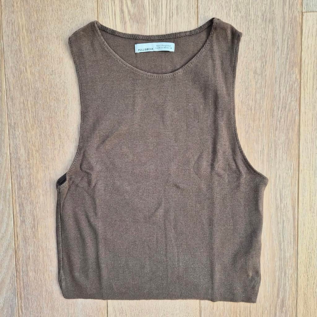 Topje Pull & bear, maat S, Kleding | Dames, Topjes, Ophalen of Verzenden, Maat 36 (S), Bruin