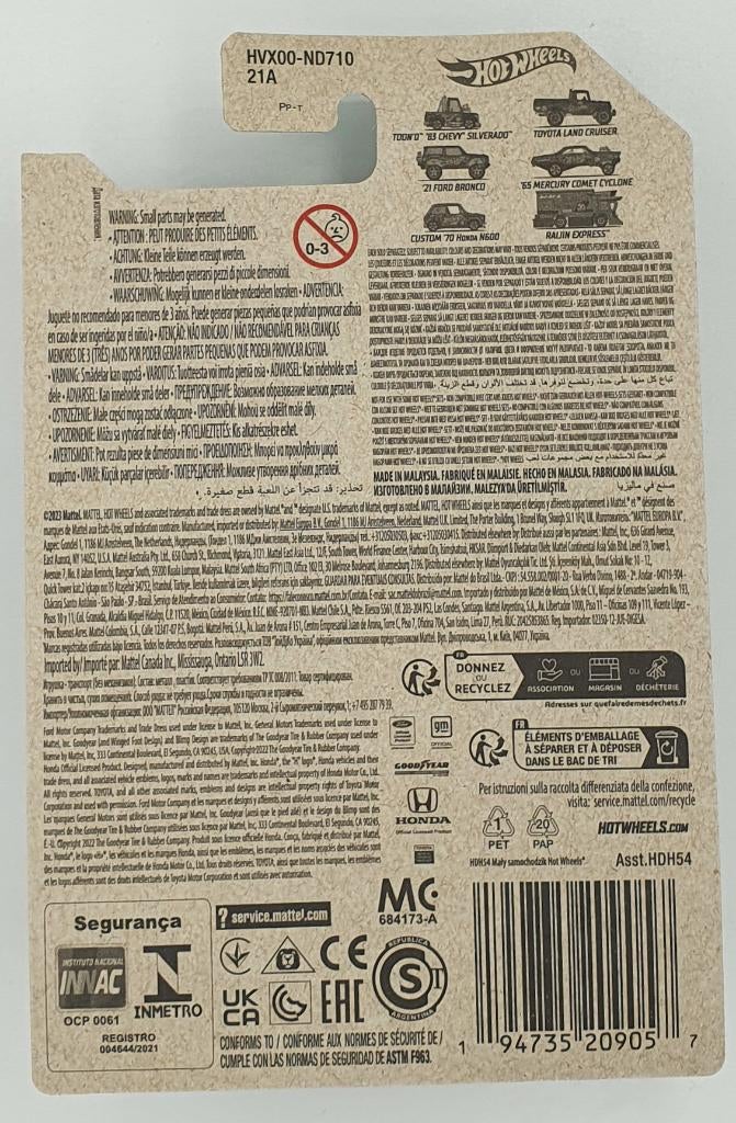 Hot Wheels - 56th Anniversary - Toon'd '83 Chevy Silverado, 333 Continental Boulevard, El Segundo, CA 90245, United States, Verzenden