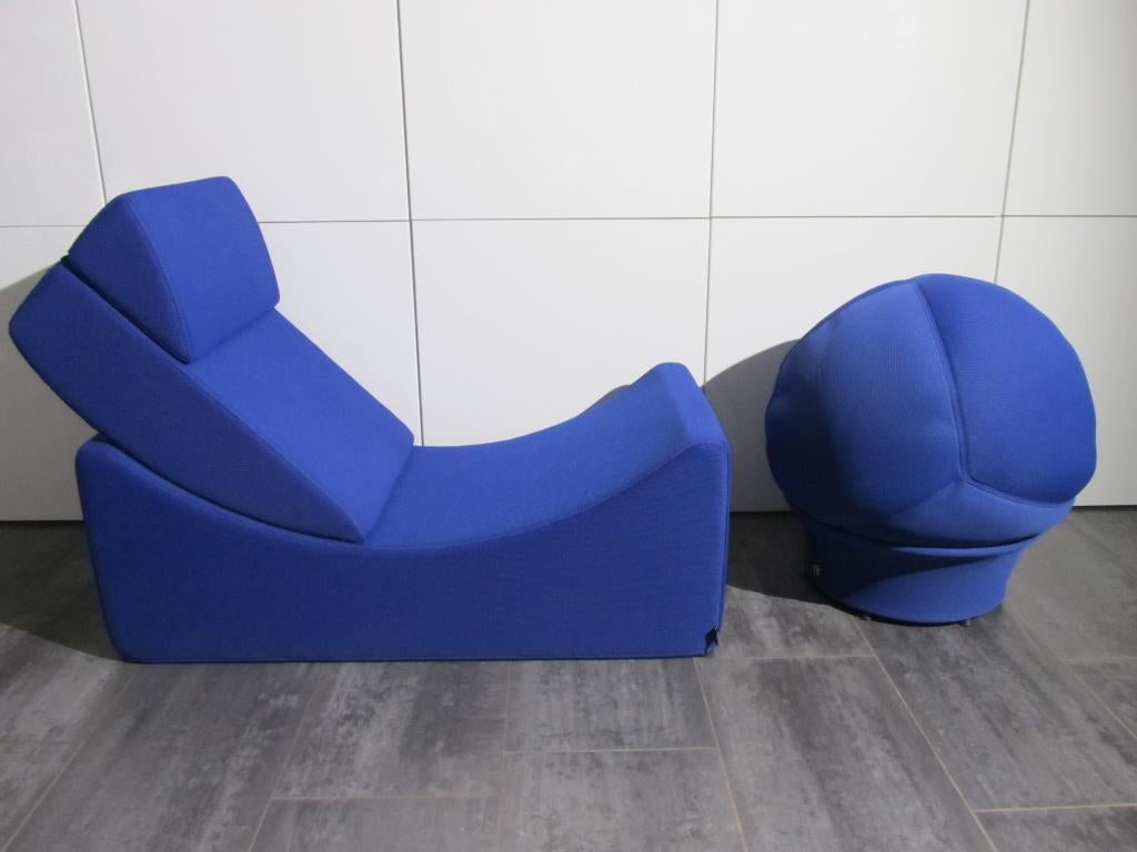 LINA moon chair + Frozen Ball - topstaat, Ophalen, Zo goed als nieuw, Stof, Design
