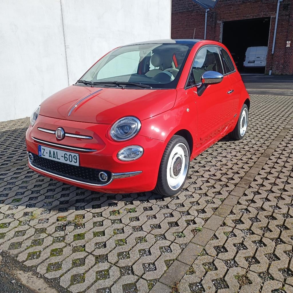 heel speciaal,fiat 500 ANIVERSARIO,1,2 motor,50000km, Auto's, Voorwielaandrijving, Stof, 4 cilinders, Bedrijf