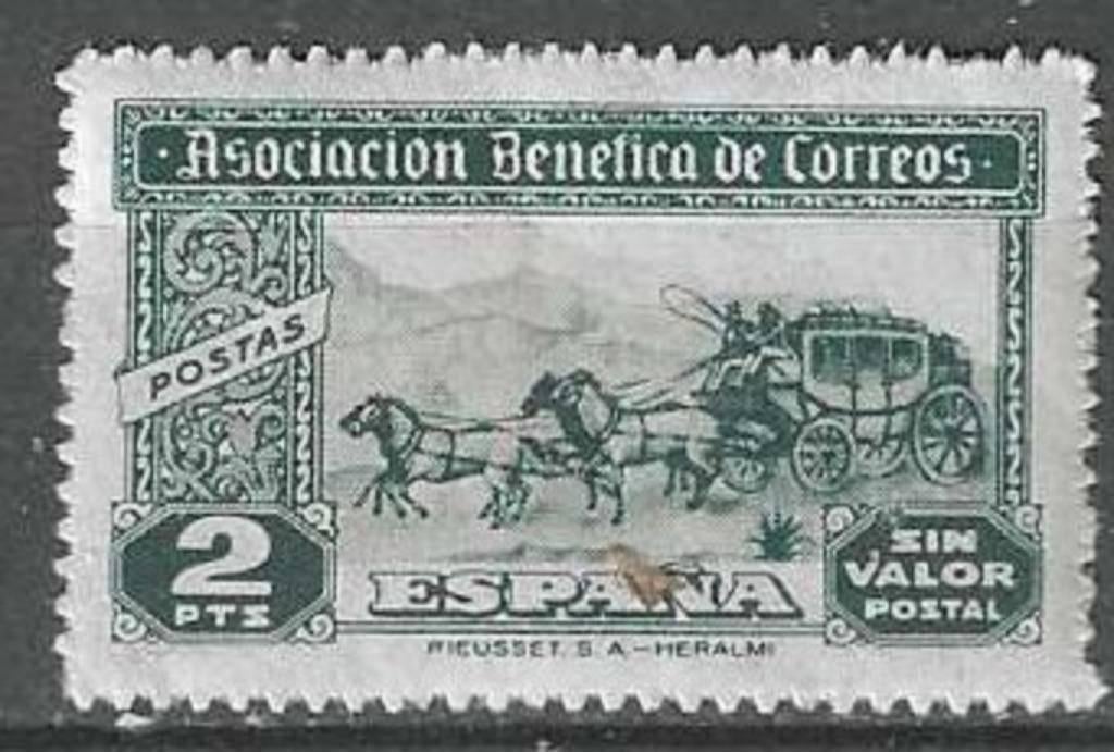 Espagne 1944 - Yvert - Guerre civile espagnole (PF), Envoi, Non oblitéré