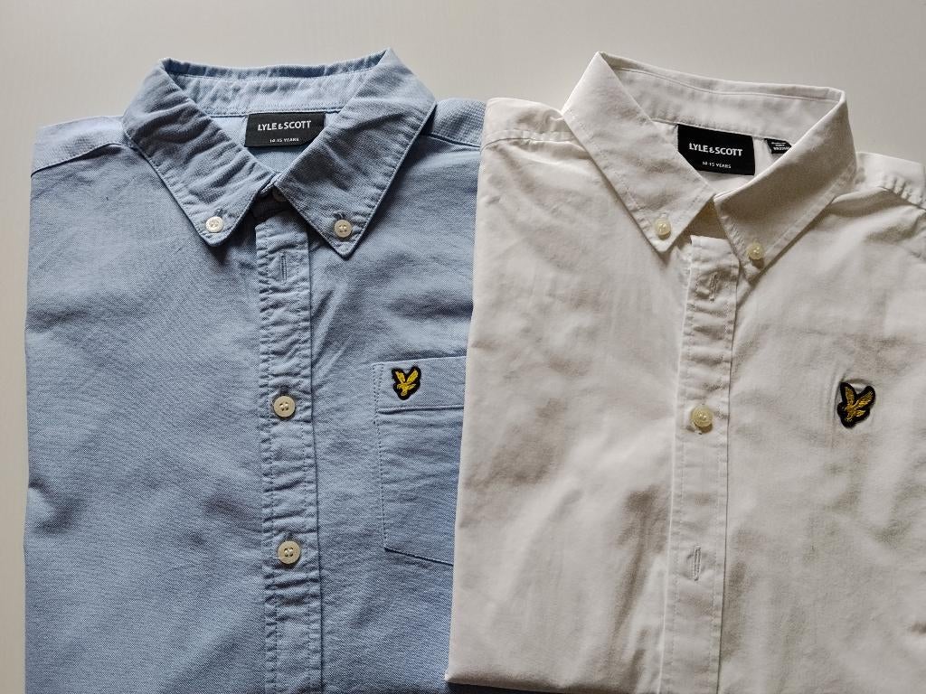2 hemden Lyle & Scott 14-15 jaar, Kinderen en Baby's, Ophalen, Overhemd of Blouse, Zo goed als nieuw, Jongen