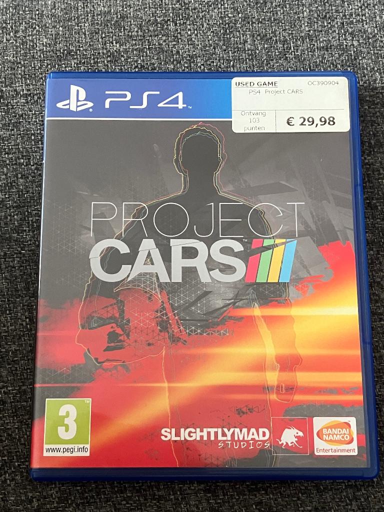 PS4 - Project Cars, Consoles de jeu & Jeux vidéo, Jeux | Sony PlayStation 4, Enlèvement ou Envoi, Utilisé