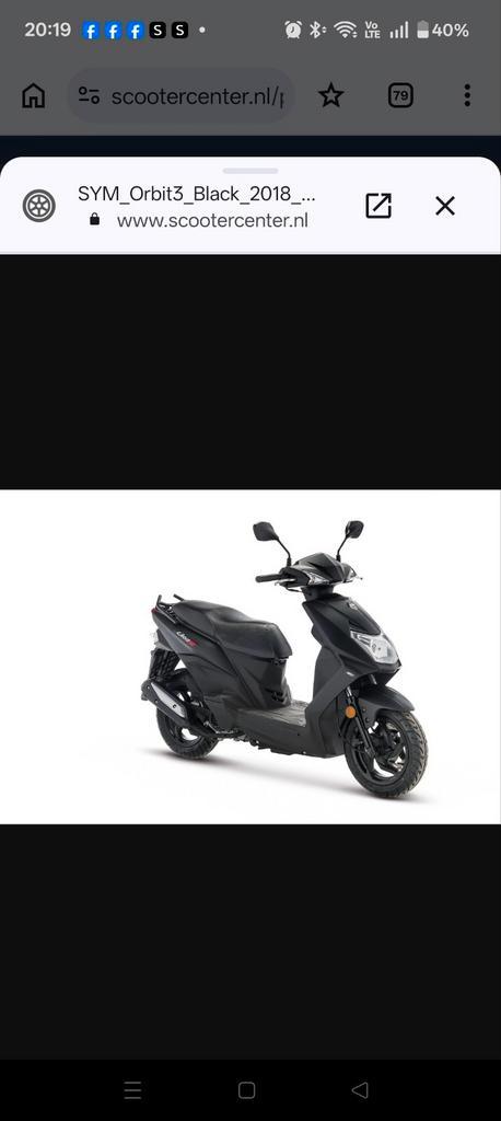 Sym orbit 3, Fietsen en Brommers, Scooters | Yamaha, Ophalen