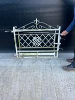 Smeedijzeren hekje,80cm breedte. Hetzelfde motief:dubbel hek, Ophalen, Gebruikt, Nic.debruyne@gmail.com, Smeedijzer