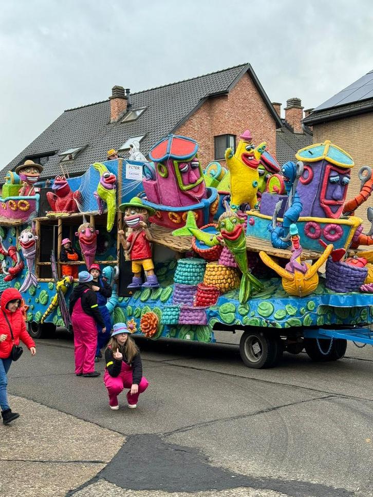 Carnavalswagen te koop, Hobby & Loisirs créatifs, Articles de fête, Comme neuf, Enlèvement