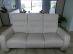 3 zit lederen zetel, Ophalen, Zo goed als nieuw