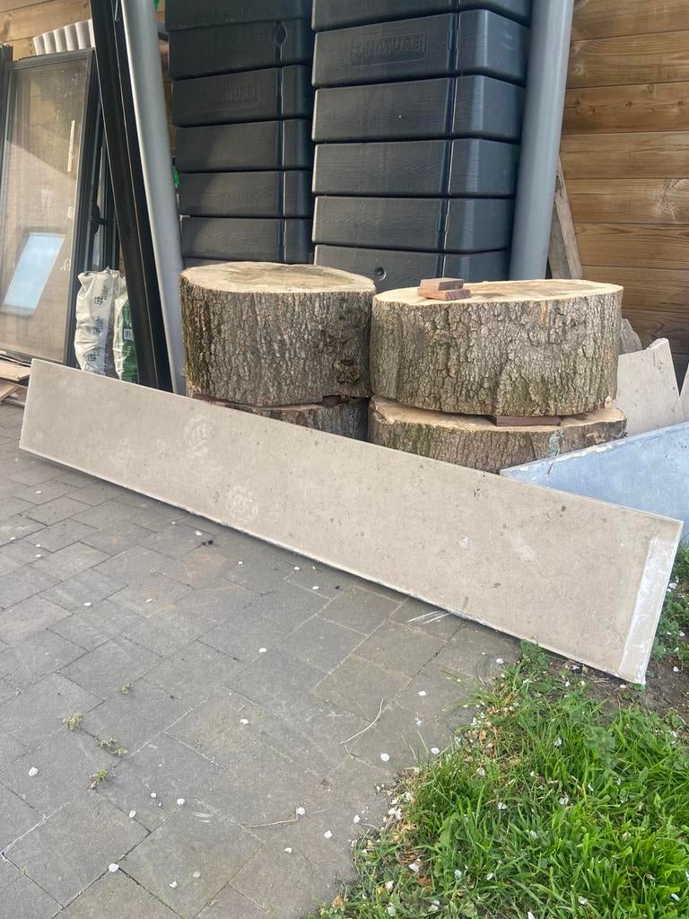 Venstertablet, beige, Ophalen, Zo goed als nieuw