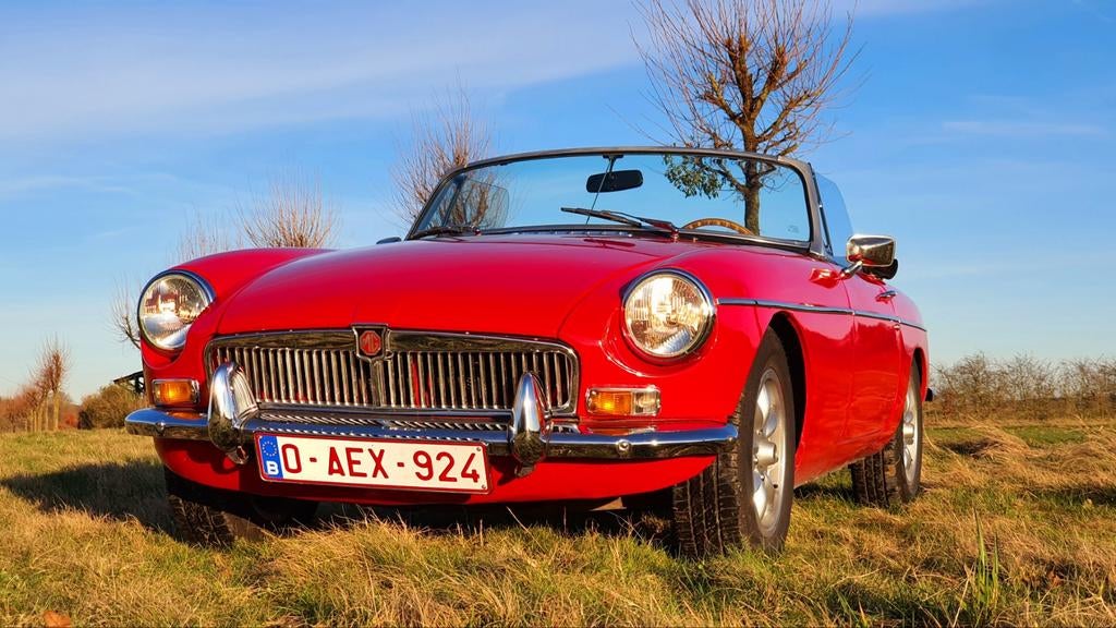 MGB 1971, Auto's, B, Achterwielaandrijving, Zwart, 4 cilinders