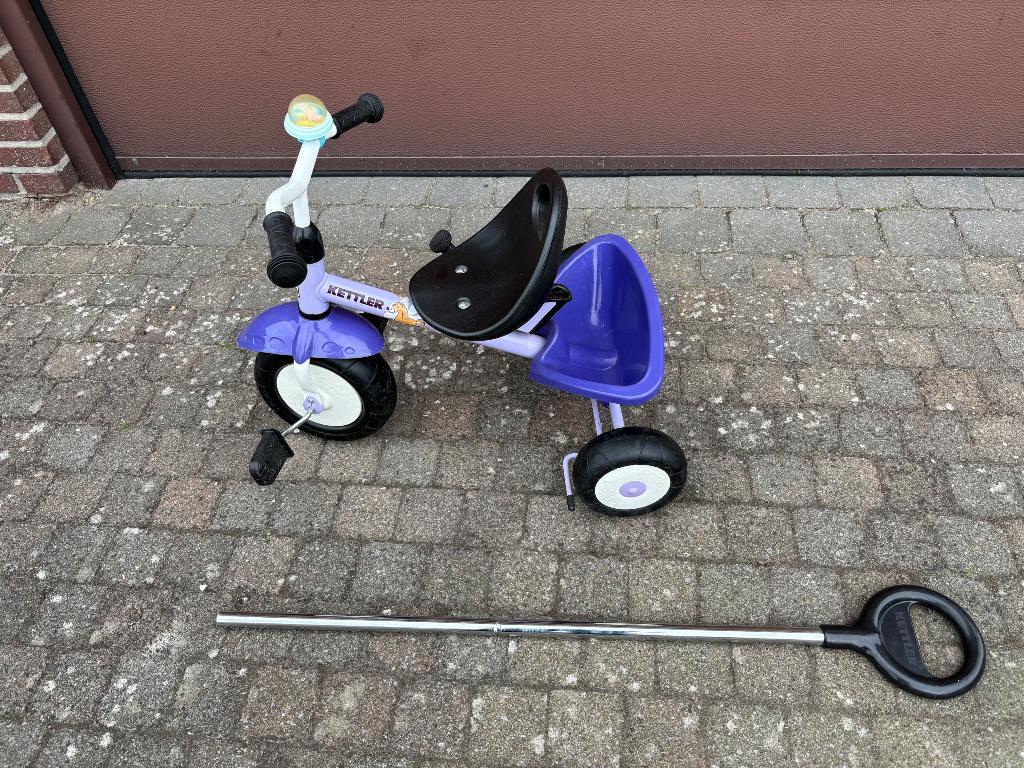 Driewieler, Ophalen, Gebruikt, Kettler, Verstelbare zitting
