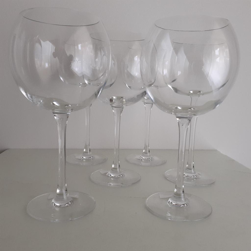 CHEF & CABARNET SOMELIER 6 nieuwe wijnglazen 70 cl € 12, Maison & Meubles, Cuisine | Vaisselle, Neuf, Uni, Verre ou Verres, Enlèvement ou Envoi