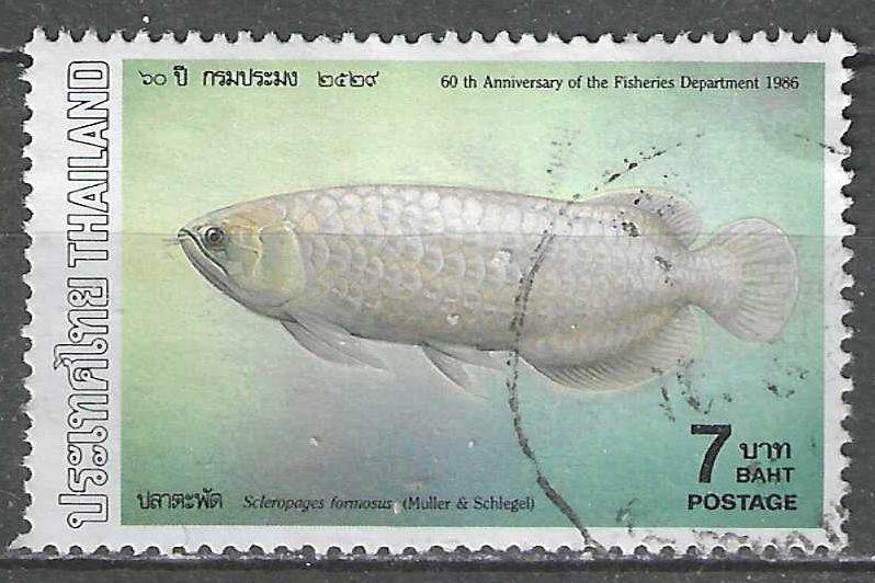 Thailand 1986 - Yvert 1167 - Scleropages formosus (ST), Verzenden, Gestempeld