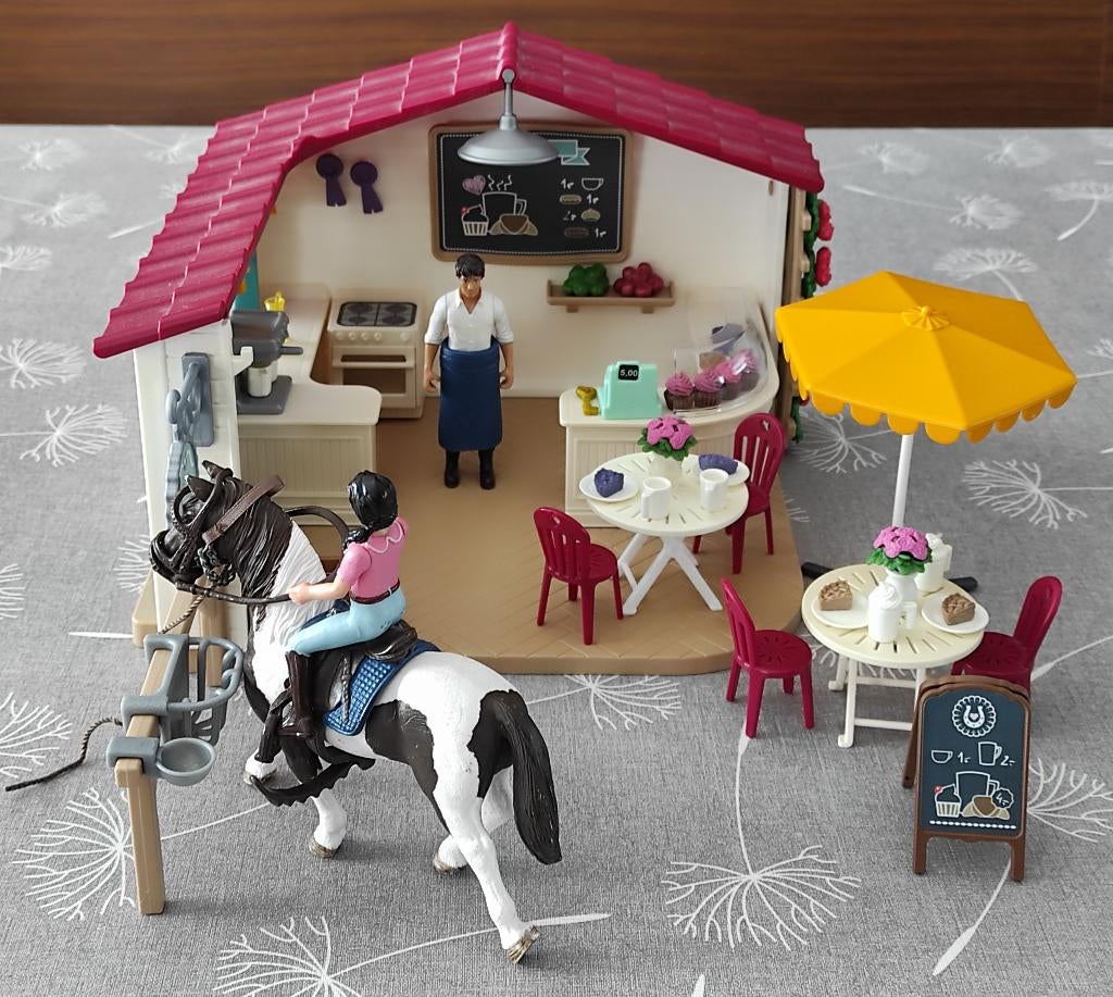 Sleigh ruiter café, Ophalen of Verzenden, Zo goed als nieuw, Kunststof