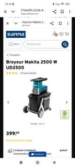 Broyeuse makita, Doe-het-zelf en Bouw, Ophalen, Nieuw