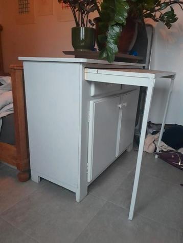 Kast met uitschuifbare tafel beschikbaar voor biedingen