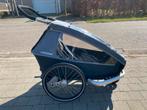 Fietskar: Croozer kid vaaya 1 + babyhangmatje, Fietsen en Brommers, Fietsaccessoires | Aanhangwagens en Karren, Ophalen, Zo goed als nieuw