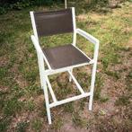 Tuin barstoelen hoog in alu 4 stuks, Huis en Inrichting, Barkrukken, Ophalen