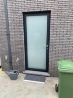 2 deuren en 2 ramen aluminium, kleur zwart, top kwaliteit, Zo goed als nieuw, Ophalen, Aluminium
