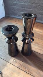 2 kandelaars Dome Deco, 25 tot 50 cm, Ophalen of Verzenden, Zo goed als nieuw, Metaal