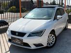 SEAT LEON 1.6CR TDI 110CV 2016 EURO 6B TOIT PANORAMIQUE, Voorwielaandrijving, Stof, Leon, Wit