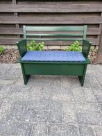 Houten kinderbankje met opbergbox, Kinderen en Baby's, Ophalen, Zo goed als nieuw