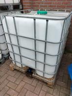 IBC regenton watertank 1000 liter, Tuin en Terras, 150 liter of meer, Ophalen, Gebruikt, Met kraantje