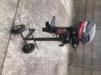 zodiac en motor 15 pk, Watersport en Boten, Ophalen, Gebruikt, Zodiac, Hout