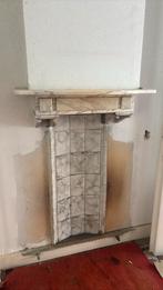Cheminée en marbre avec carrelage authentique, Antiquités & Art, Enlèvement